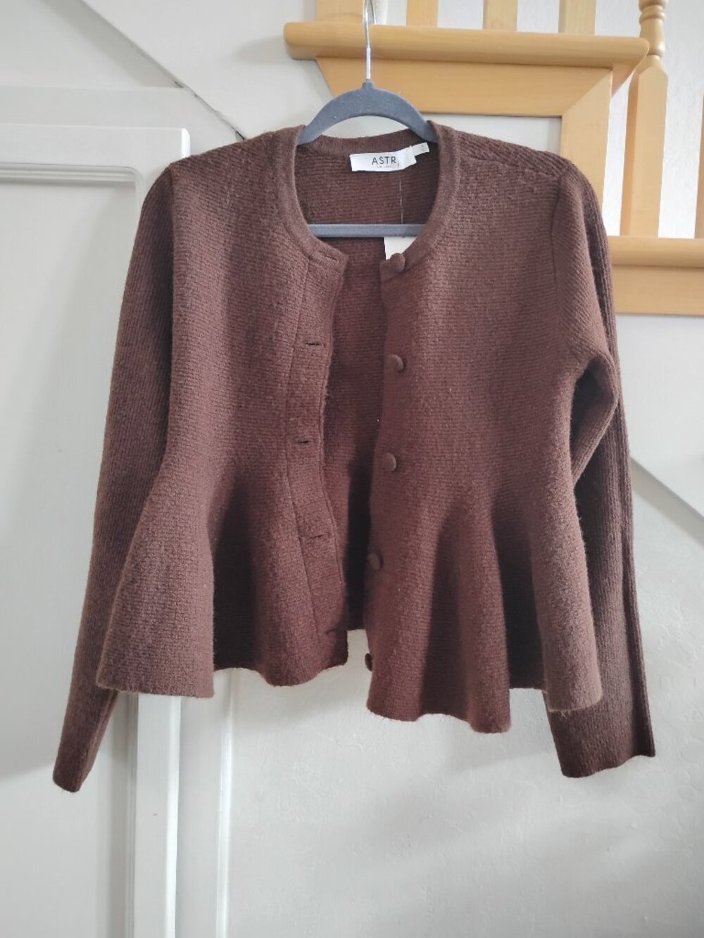 NWT ASTR Brown Cardigan Brand New
